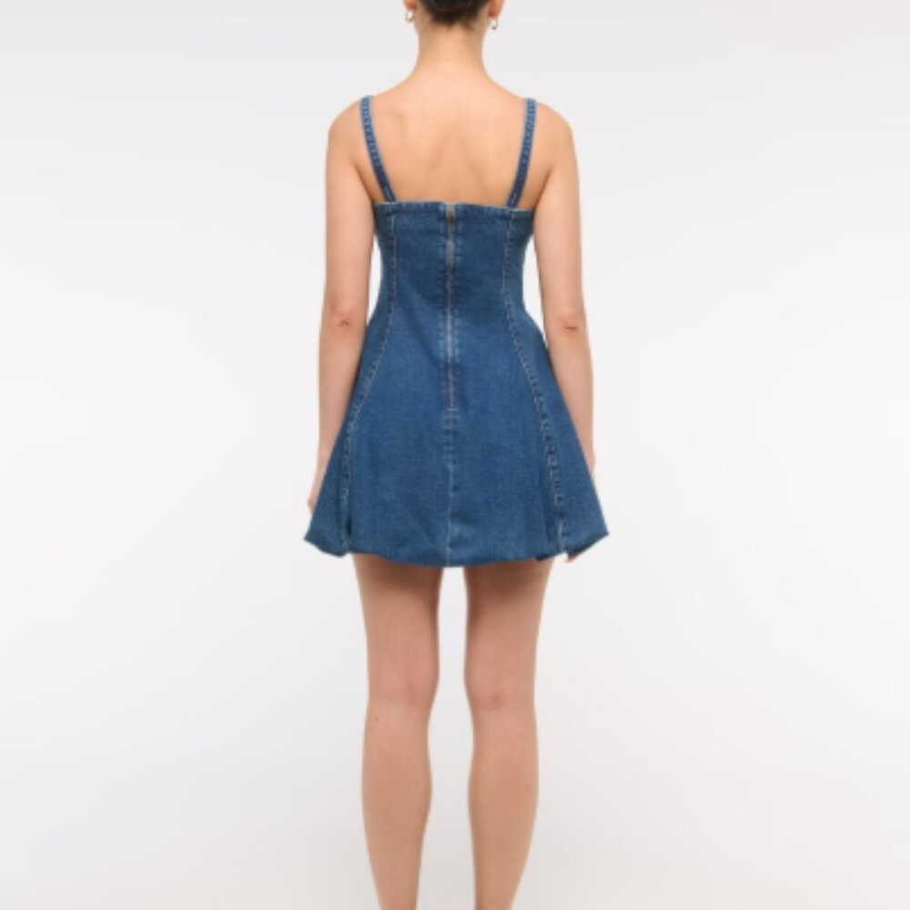 Abercrombie Denim Bubble Dress - Picture 3 of 4